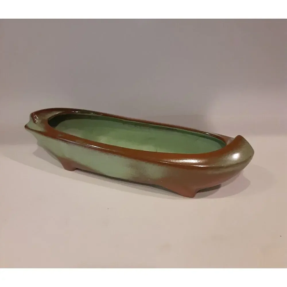 Vintage Frankoma Pottery #45 Center Piece Planter Boat Bowl